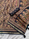 Kashmiri Print Soft Tussar Saree