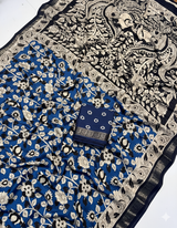 Soft Kalamkari silk saree