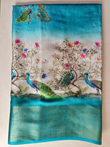 Soft Tussar Print Saree