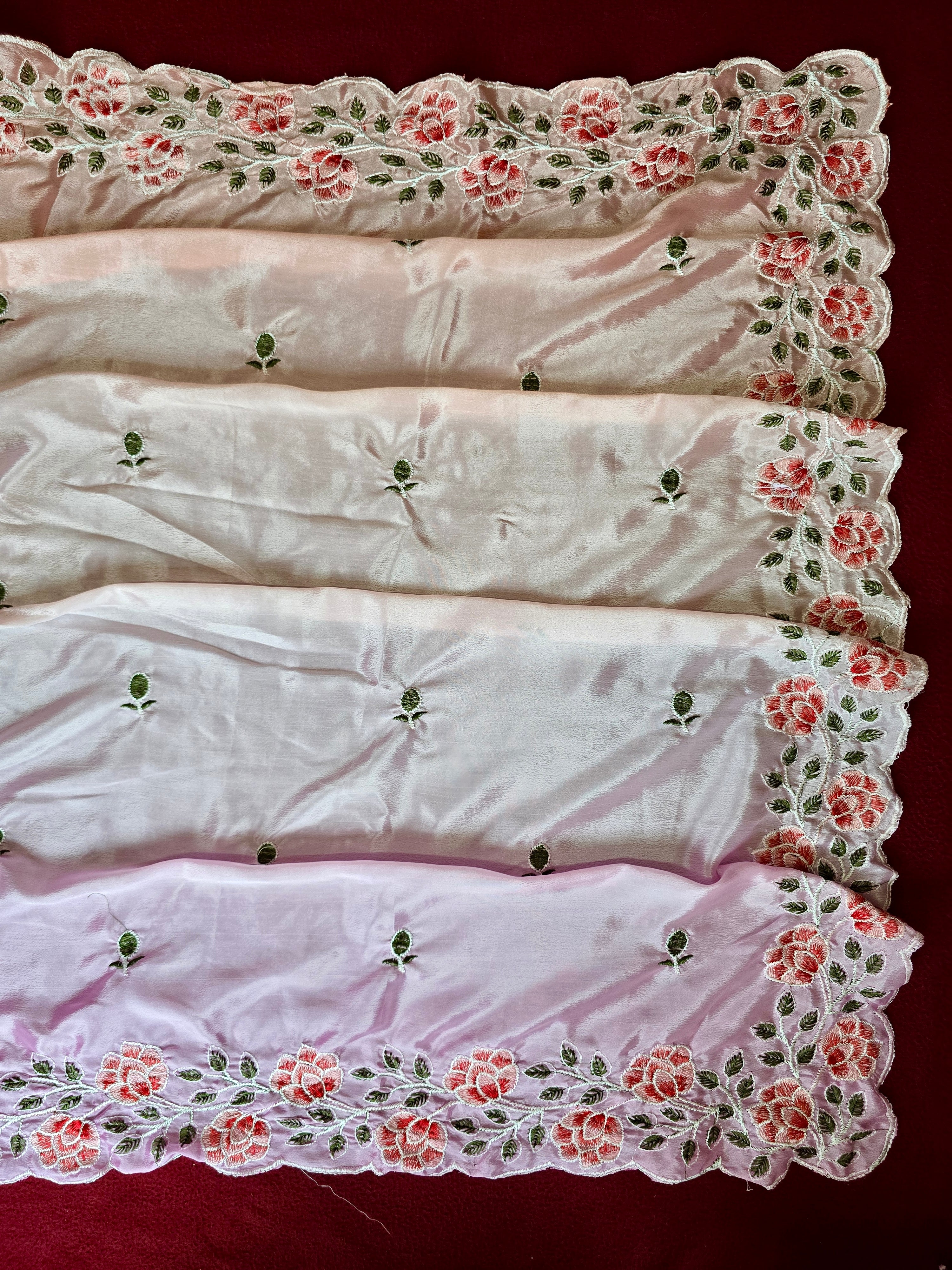 Chinnon Embroidery Saree