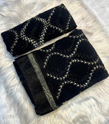 Viscose zigzag pattern