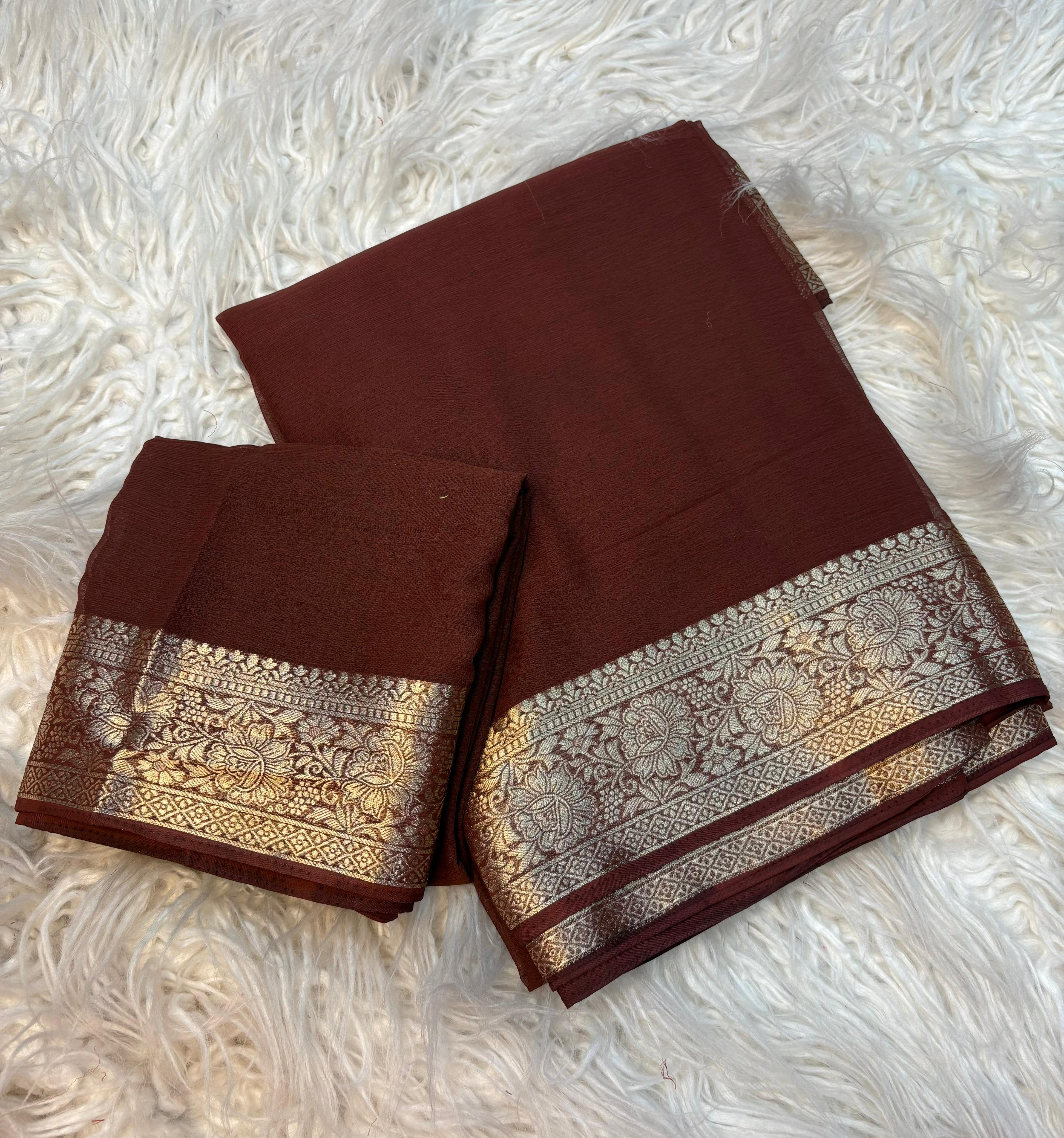 Chiffon soft saree