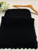 Georgette handwork saree