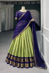 Kanchi Pattu Half Saree