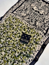 Soft Kalamkari silk saree