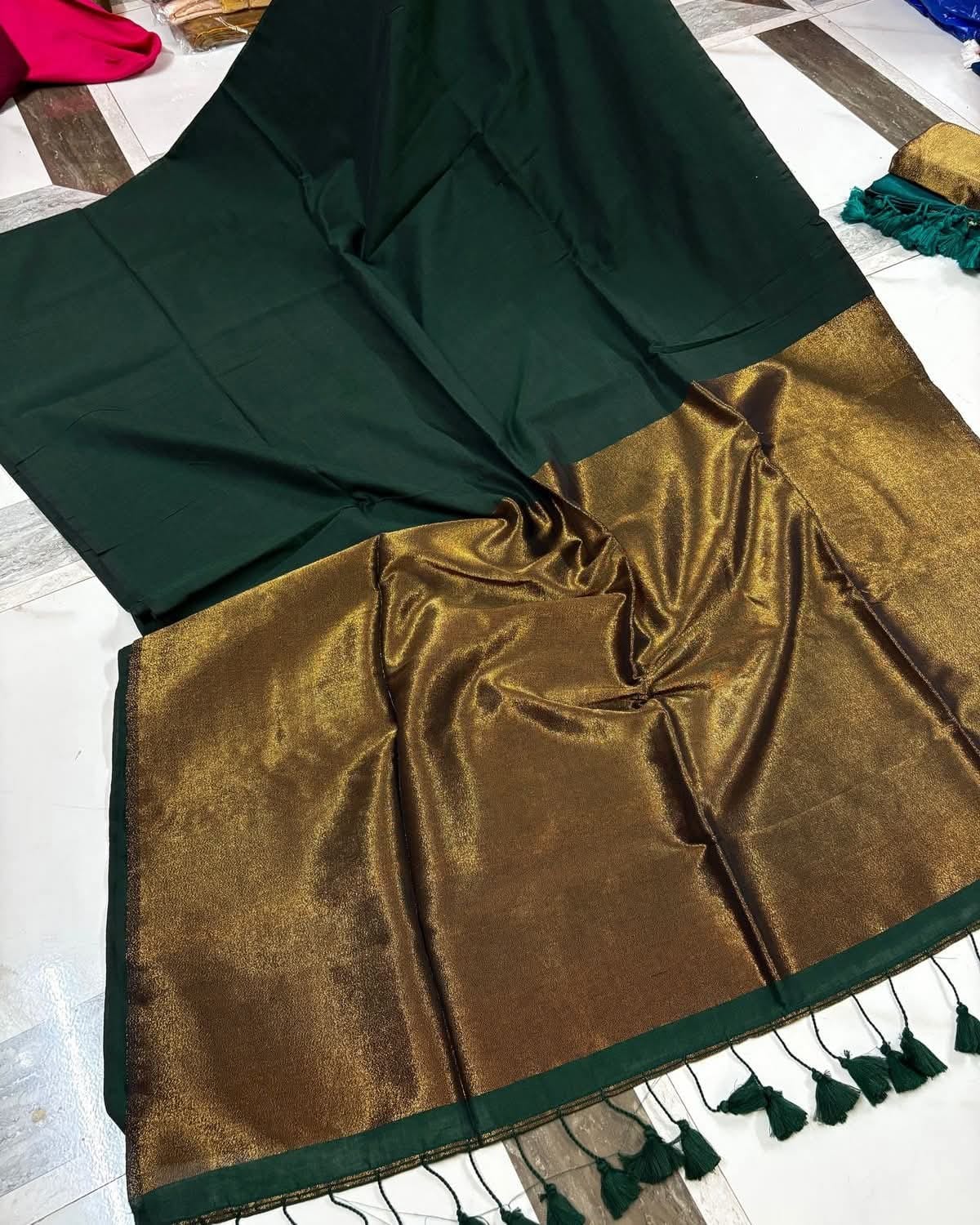 Nayanthara Inspired Khadi Saree