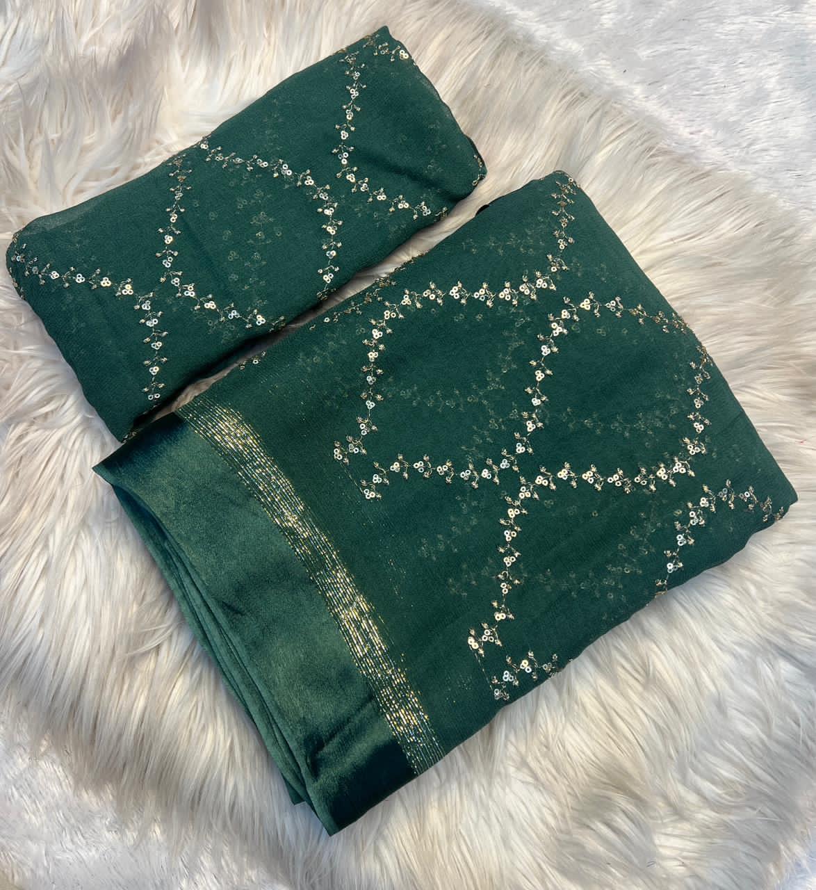Viscose zigzag pattern