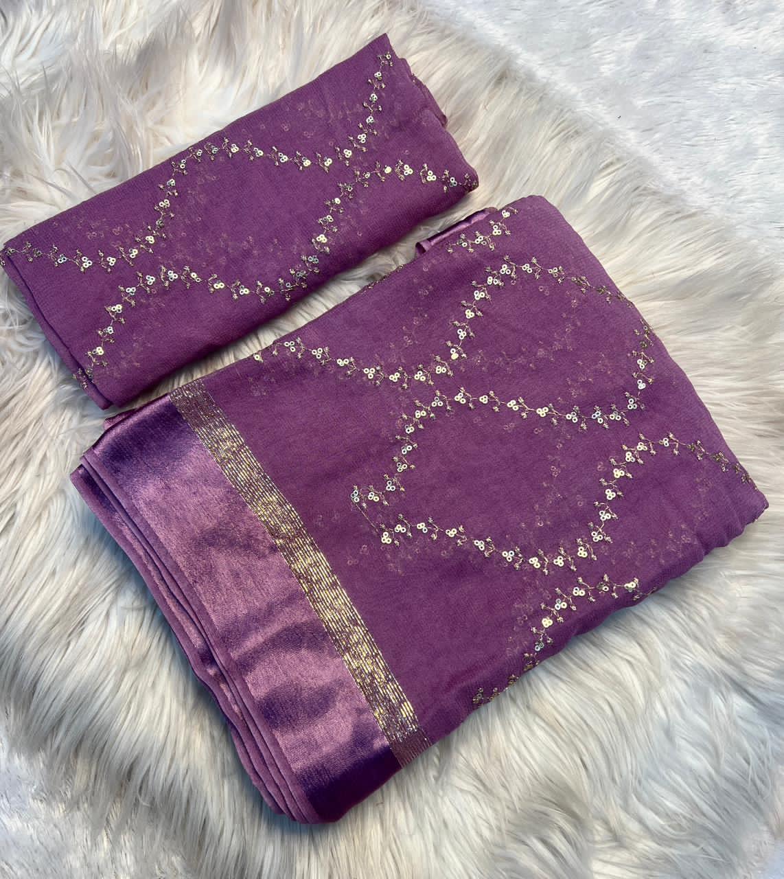 Viscose zigzag pattern