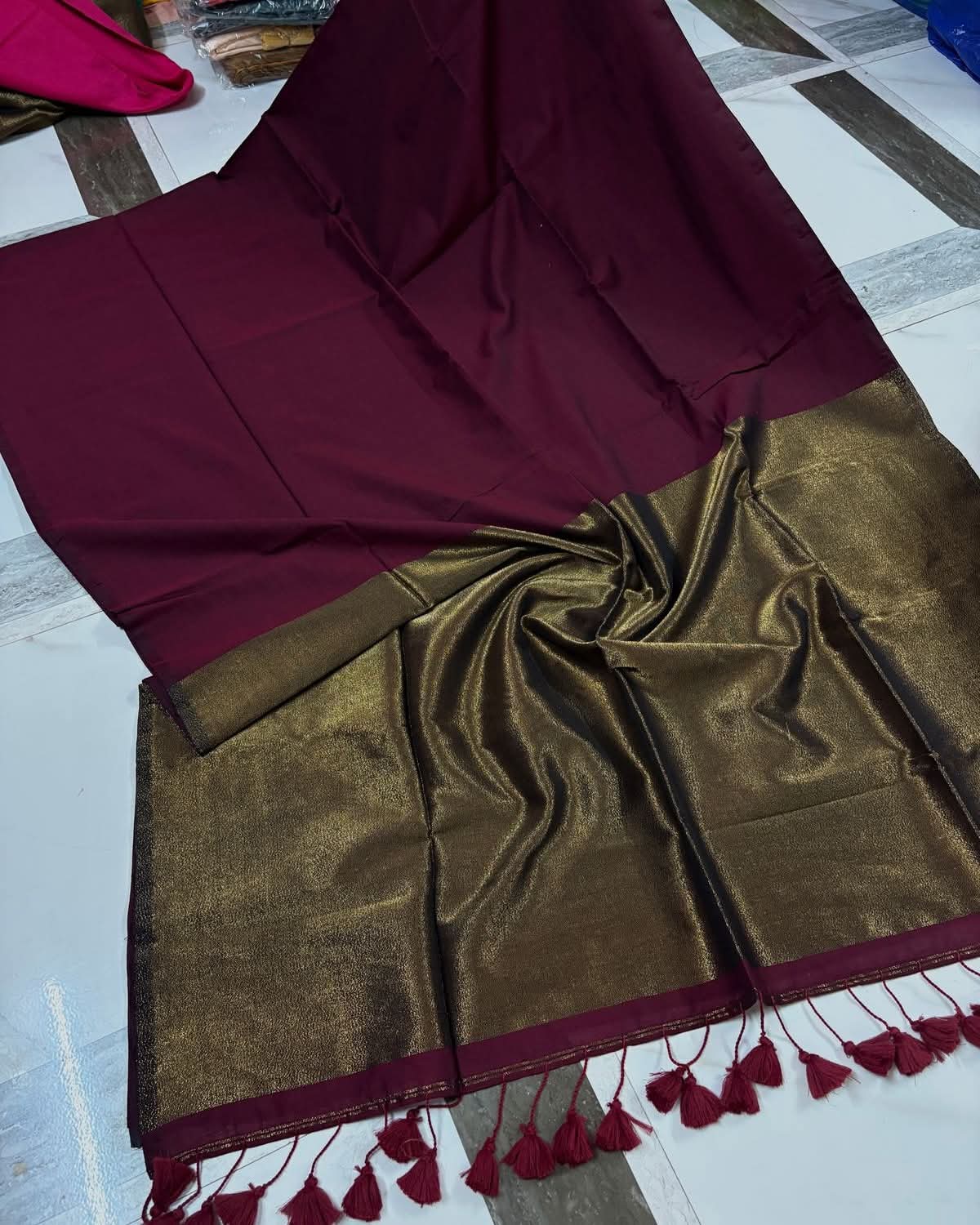 Nayanthara Inspired Khadi Saree