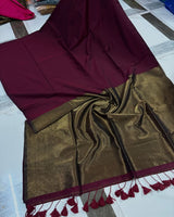 Nayanthara Inspired Khadi Saree