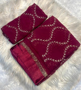 Viscose zigzag pattern
