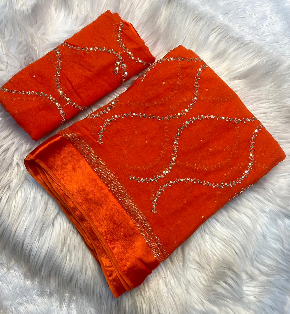 Viscose zigzag pattern