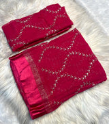 Viscose zigzag pattern