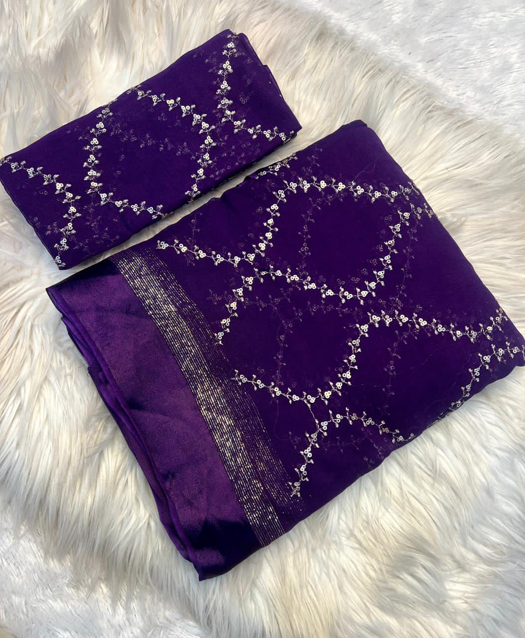 Viscose zigzag pattern