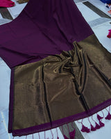 Nayanthara Inspired Khadi Saree