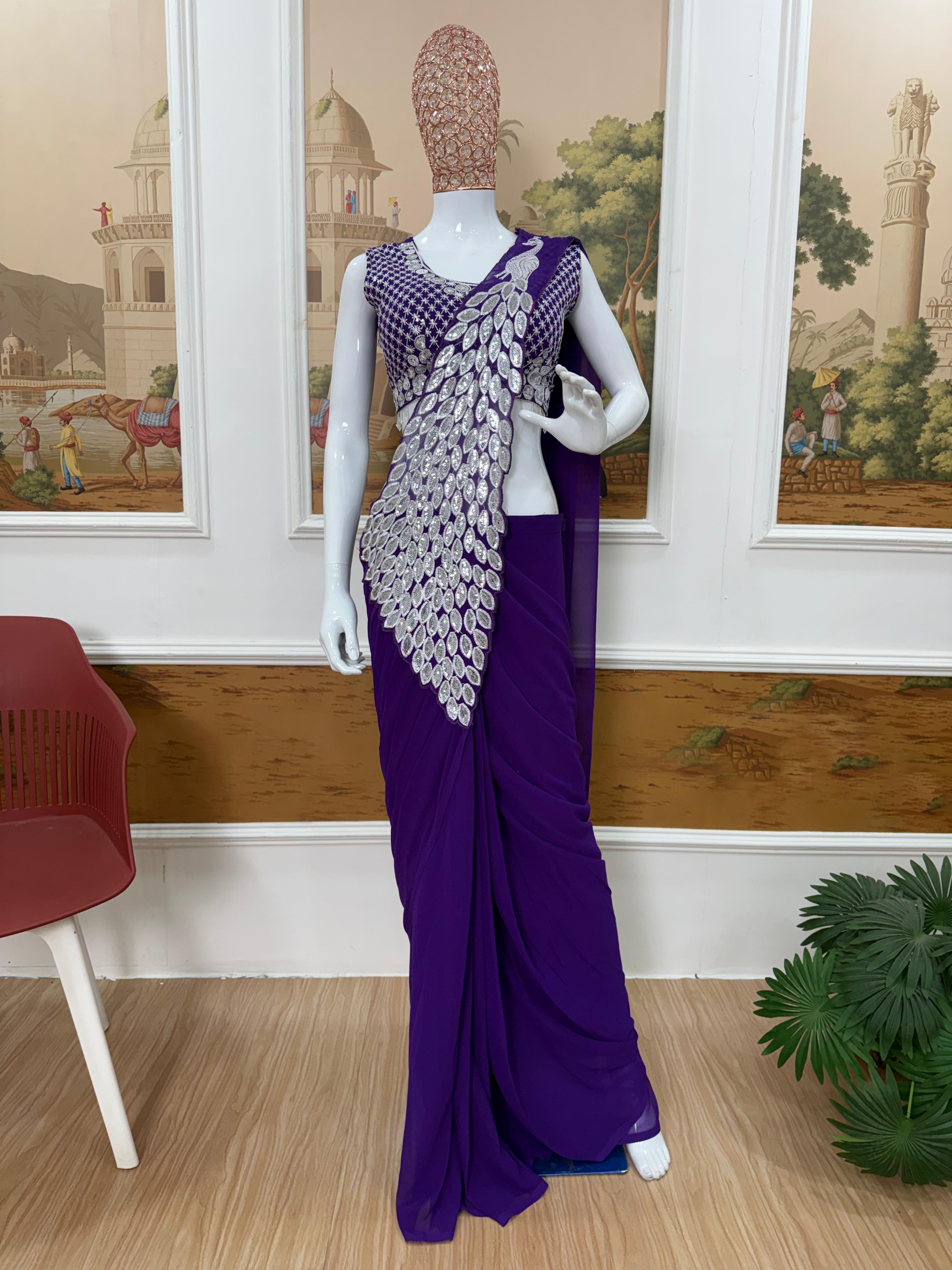 Designer Ready to wear saree