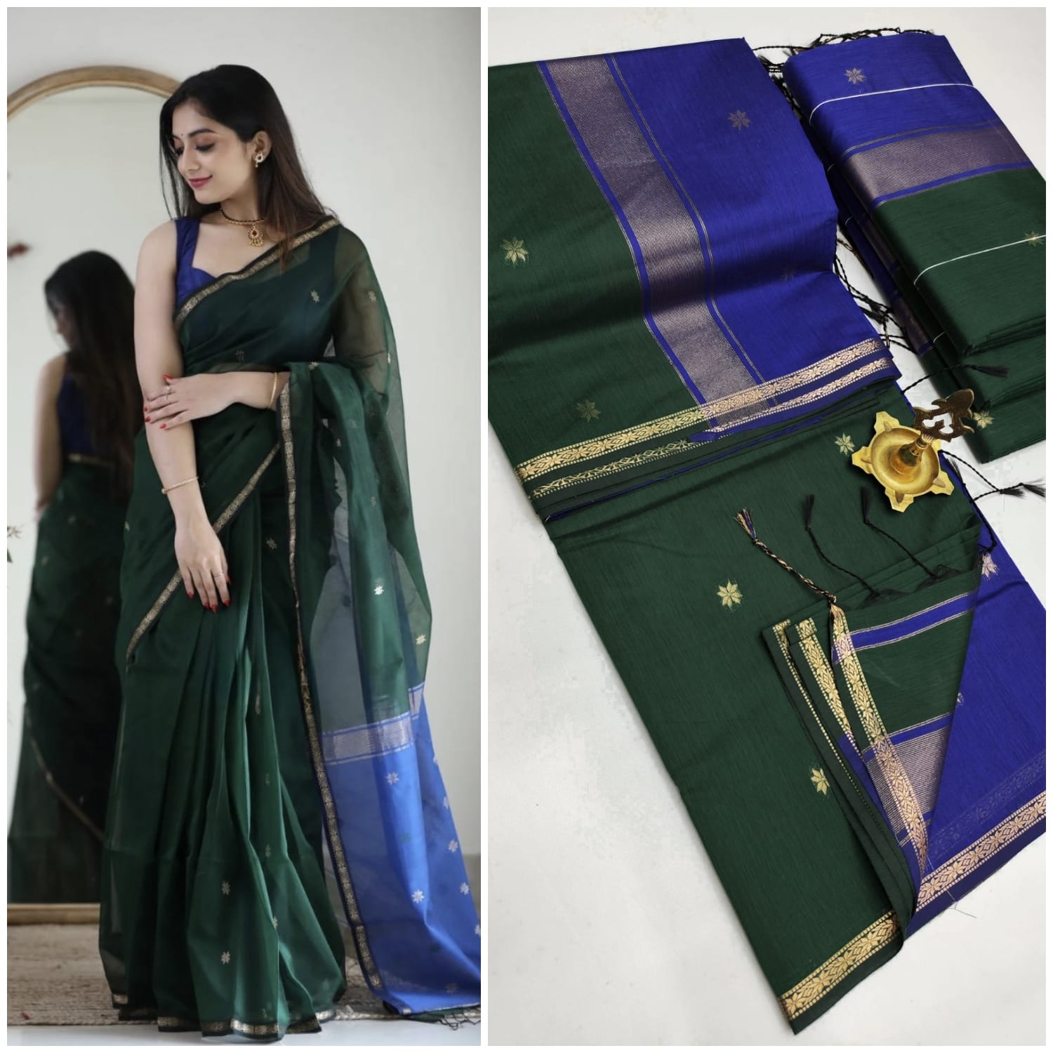 Maheswari Silk Cotton Saree