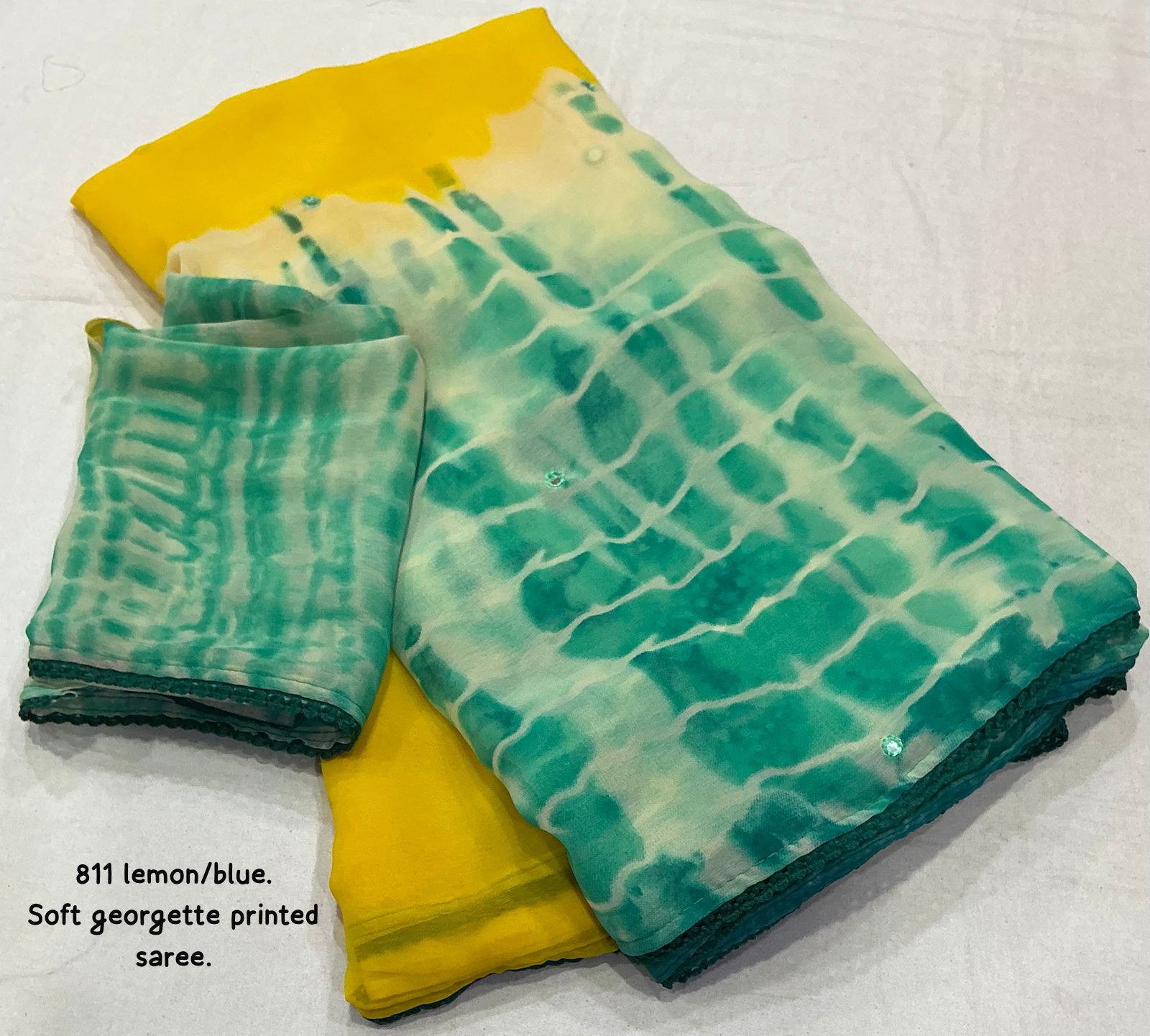 Pure butter georgette saree