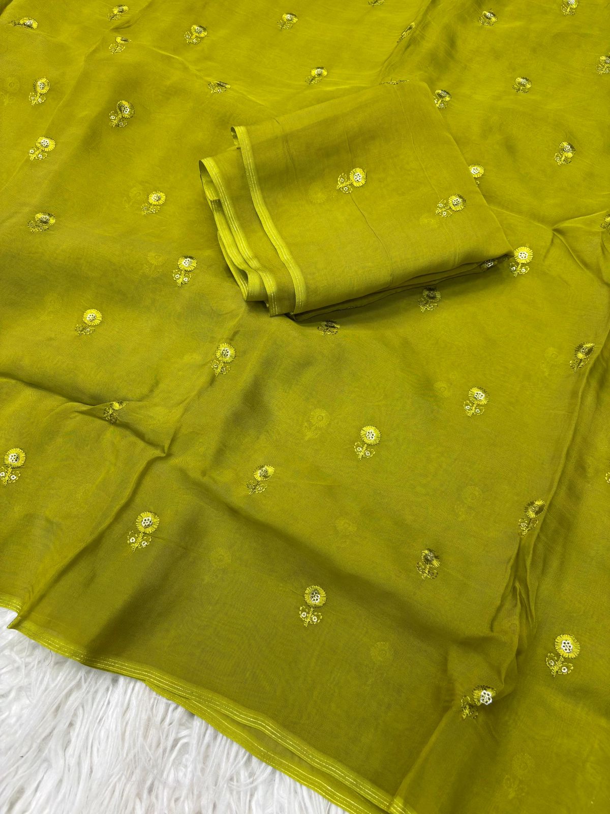 Viscose Organza saree