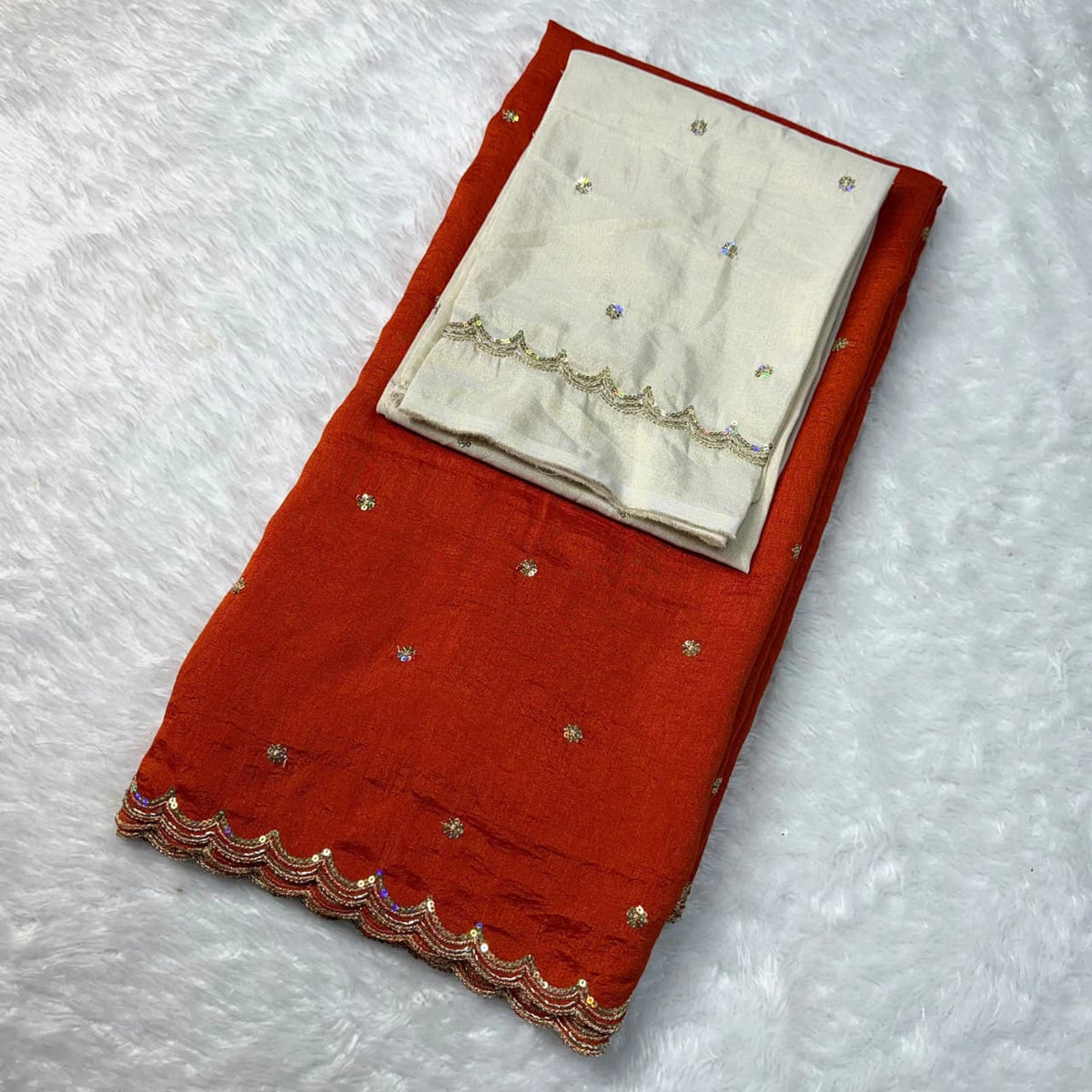 Vichitra silk grand party wear saree
