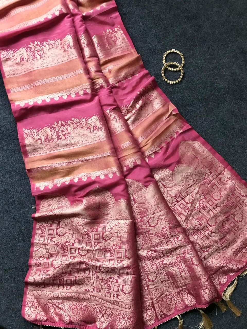 Kaddi viscose tissue saree