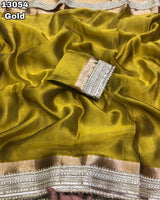 Banarasi Premium glass Tissue Silk saree