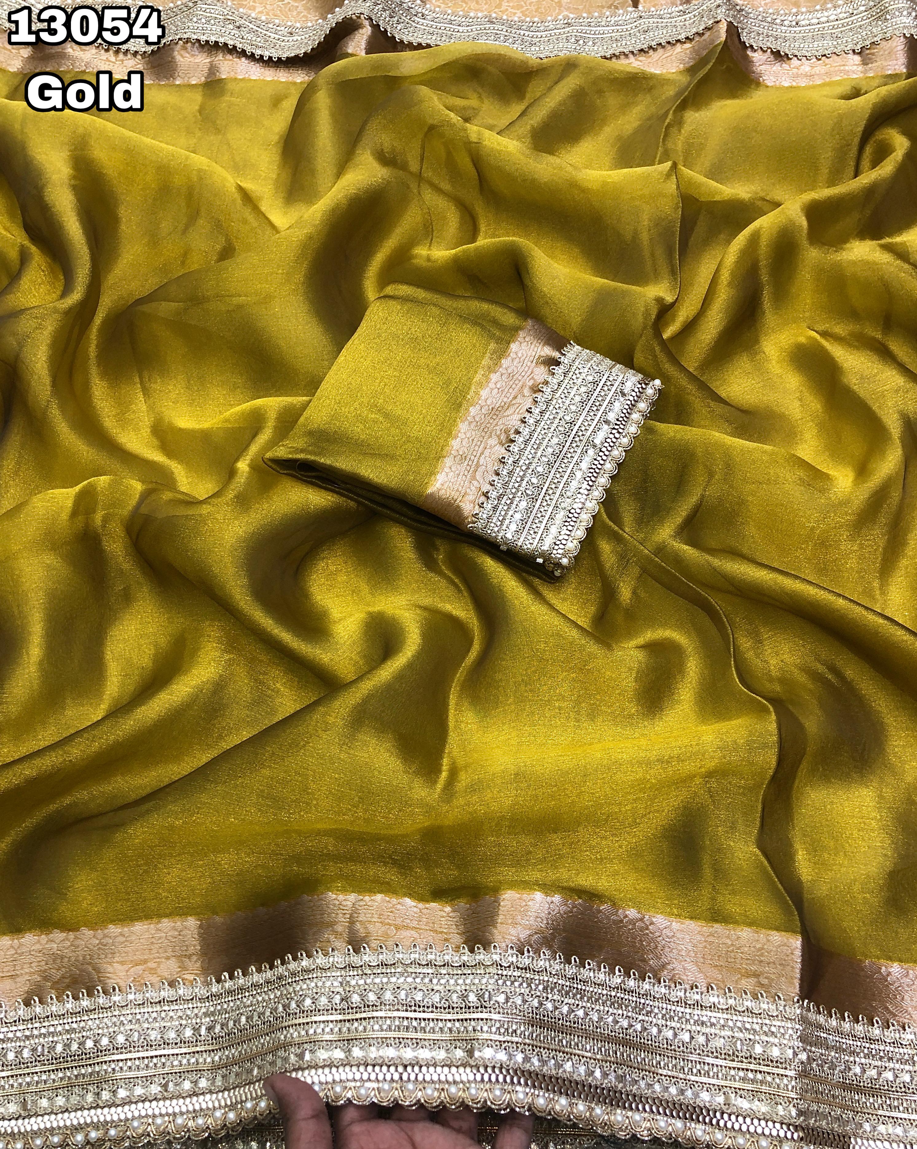 Banarasi Premium glass Tissue Silk saree