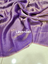 Plain Space silk dual tone saree