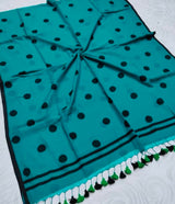 Polka dots ball mul cotton 120 count sraee