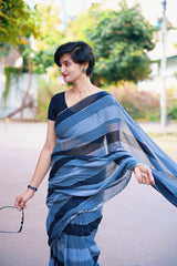 Mul Cotton 120 count Rainbow saree