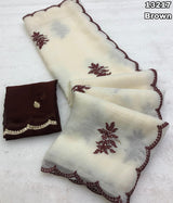 Rangoli silk saree embroidery buttis