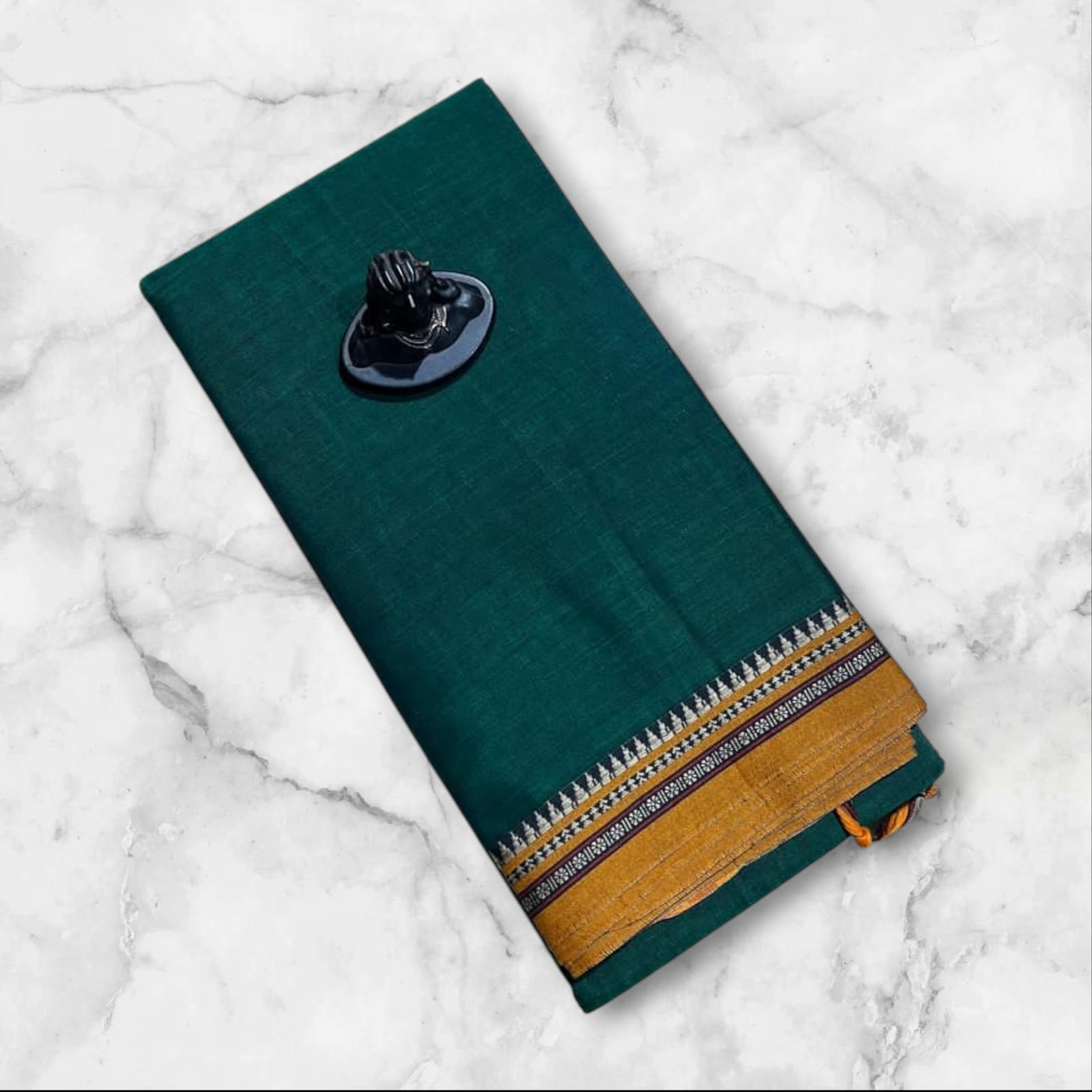 Narayanpeta Nizam boarder mercerised cotton saree