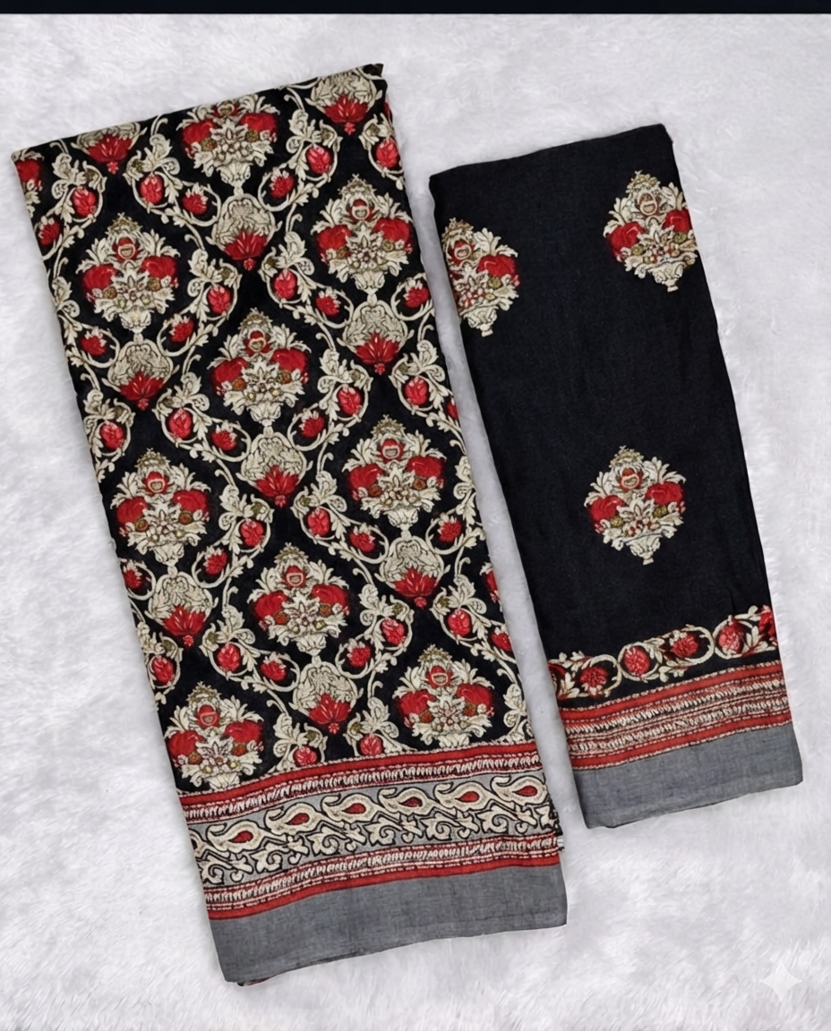 Original Pashmeena saree with Shawl