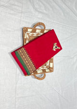 Narayanpeta Pure Cotton rudraksha boarder saree