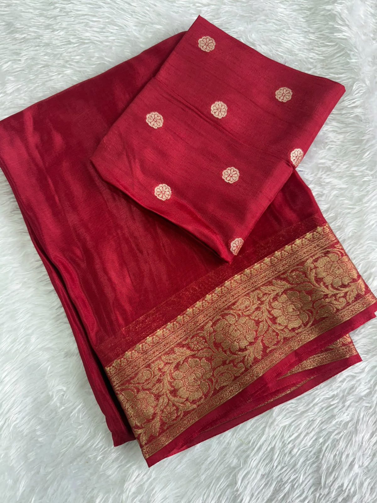 Viscose premium mysore crepe silk saree