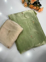 Surabhi- space silk buttis sequence saree