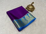 Mysore silk contrast budget friendly saree