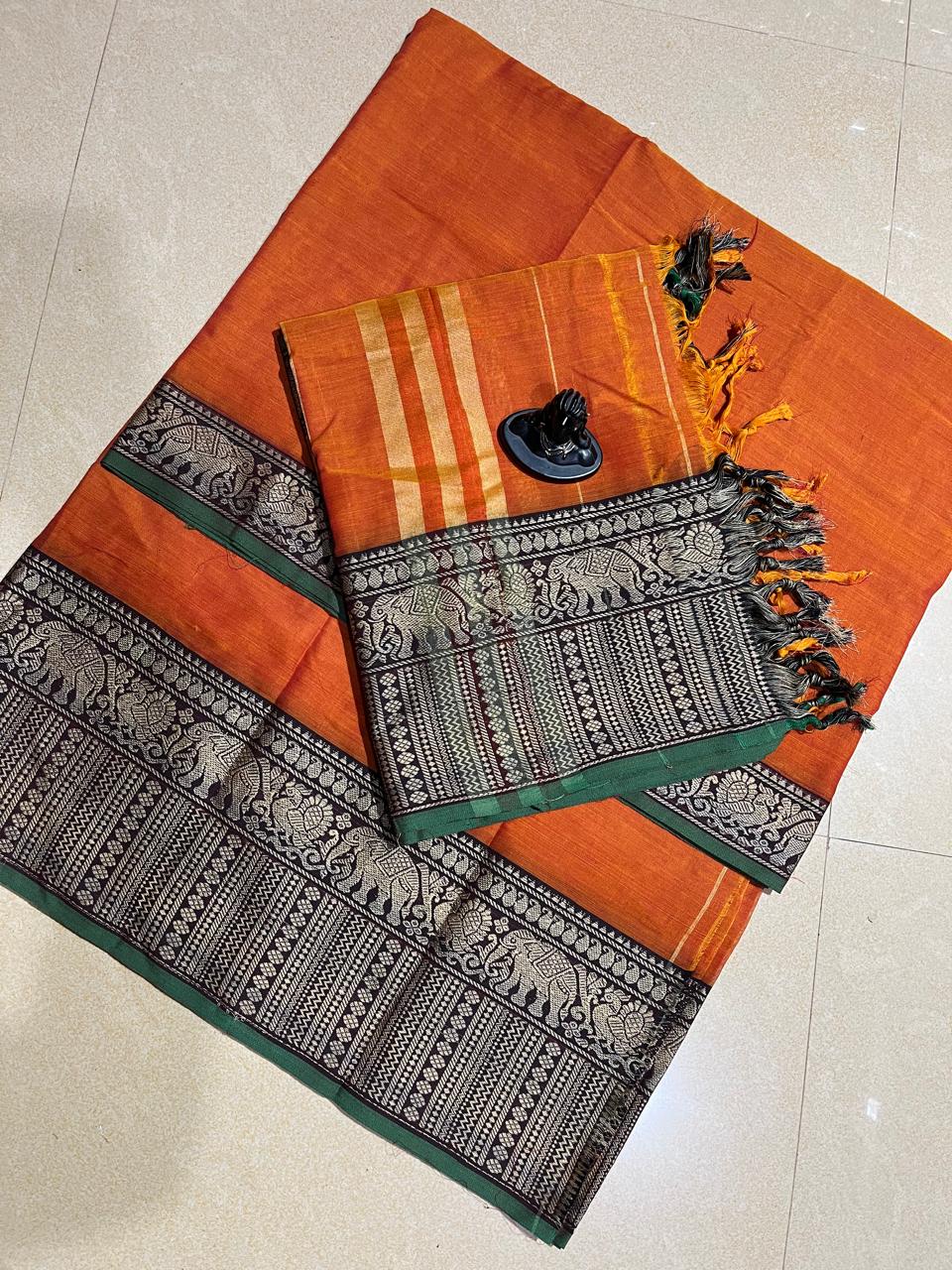 Narayanpeta big boarder dress material