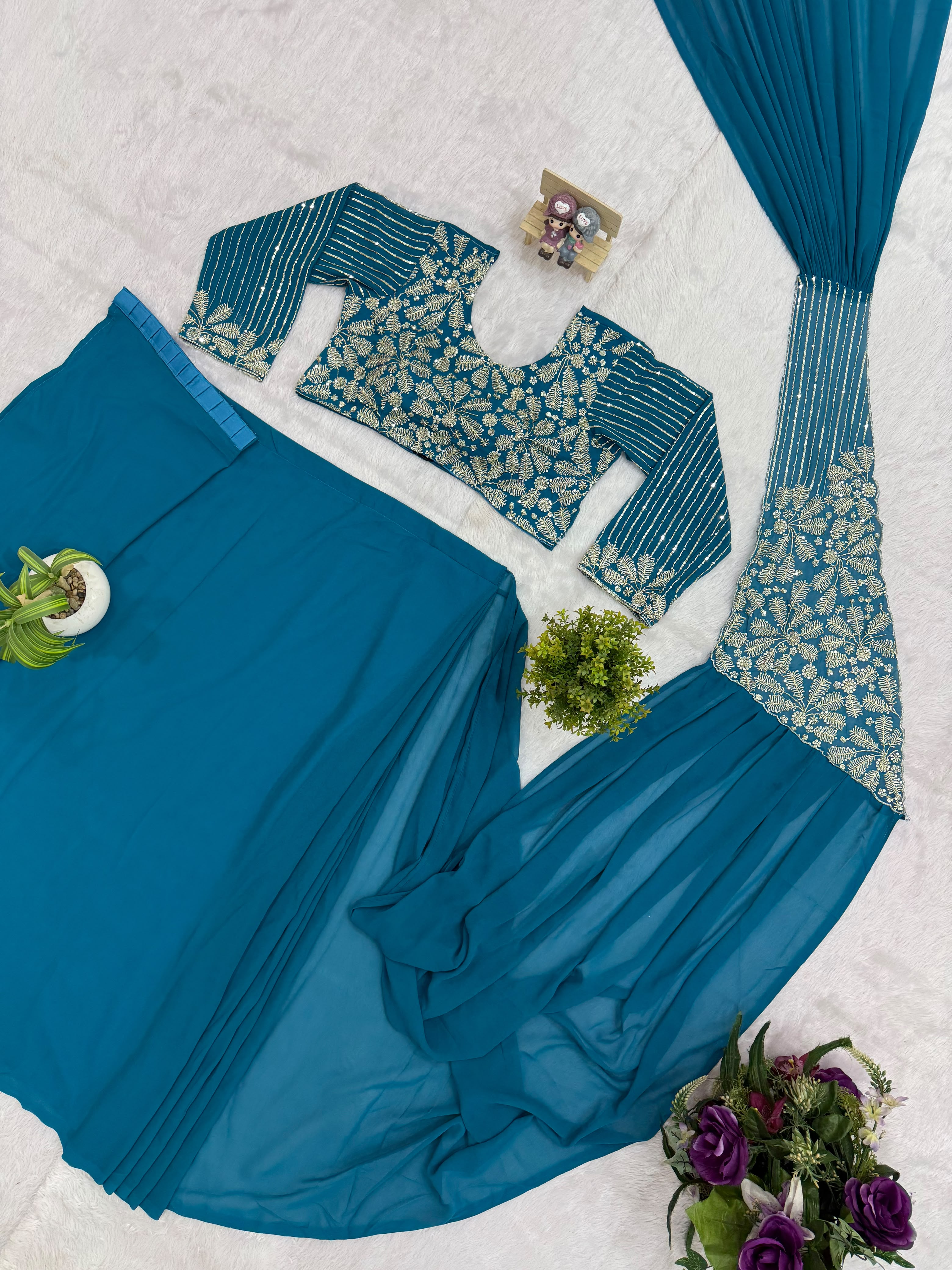 Ready to wear one minute saree