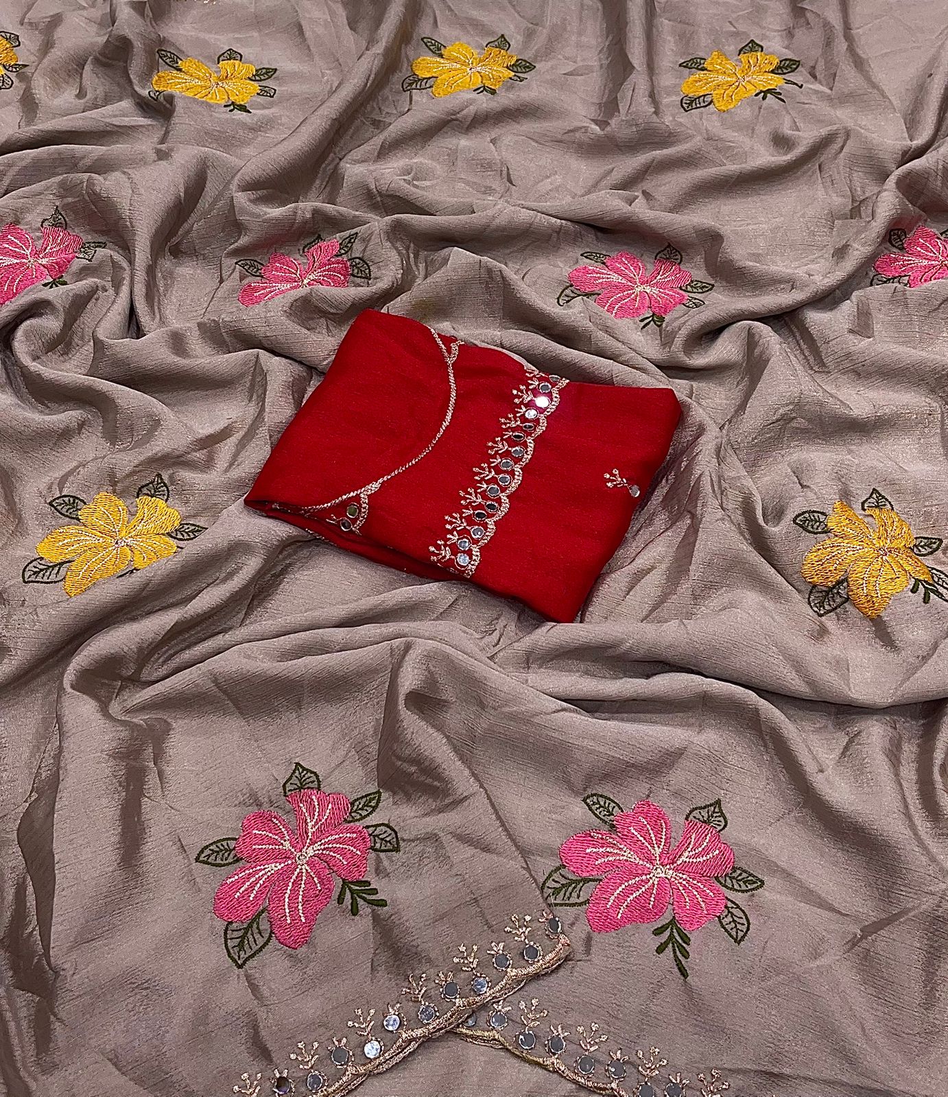 Soft rangoli silk saree