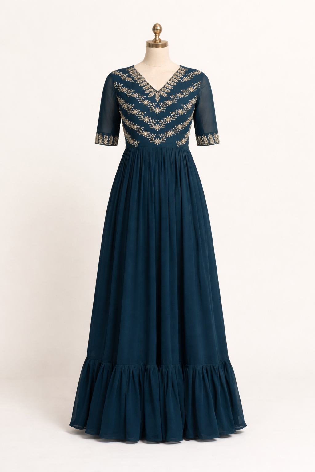 Party wear designer long frock