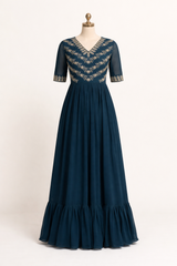Party wear designer long frock