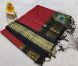 Kalyani pattu cotton checks saree