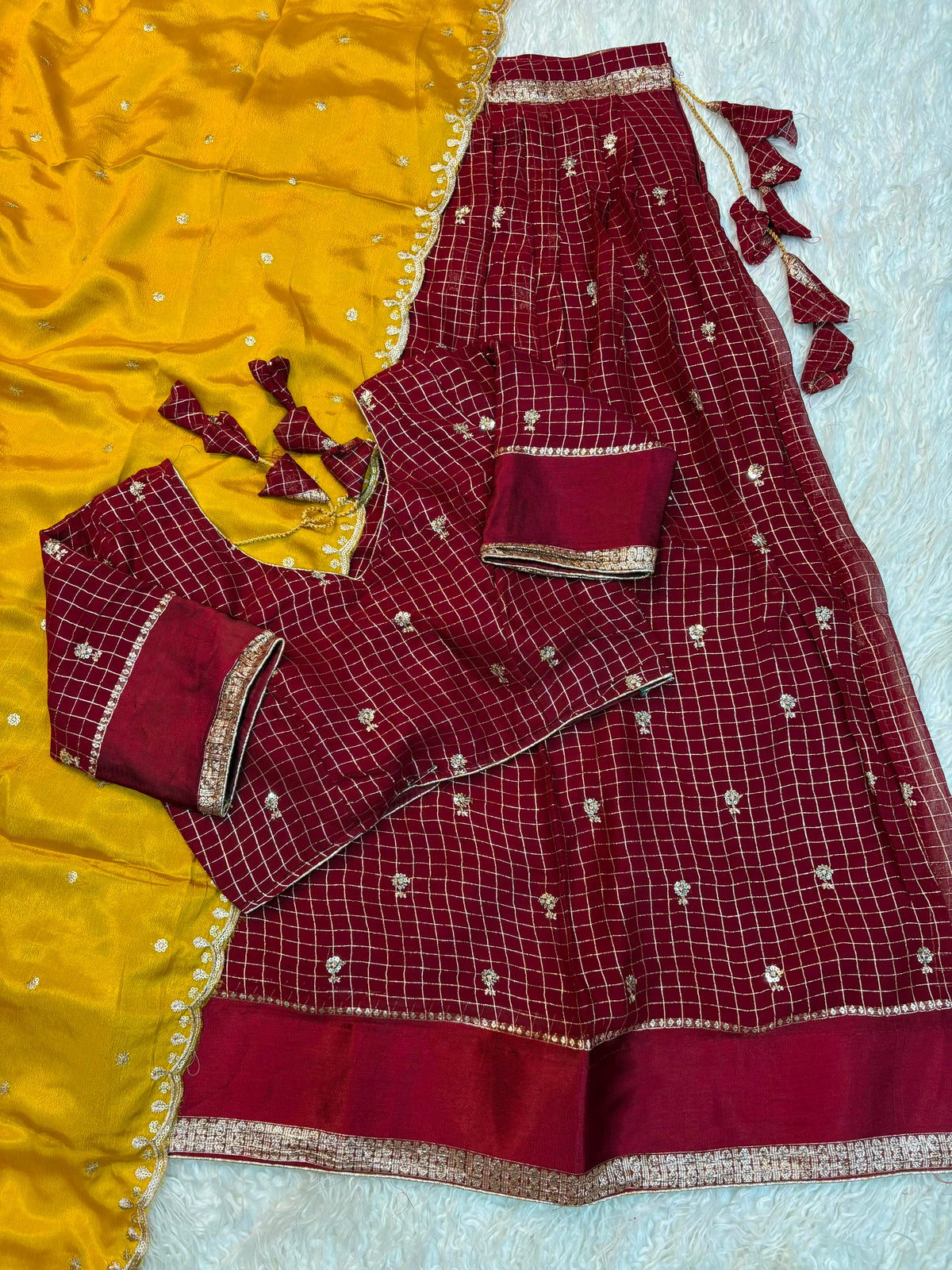 Surabhi fully stitched lehanga choli/ halfsaree