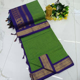 Kalyani pattu cotton checks saree
