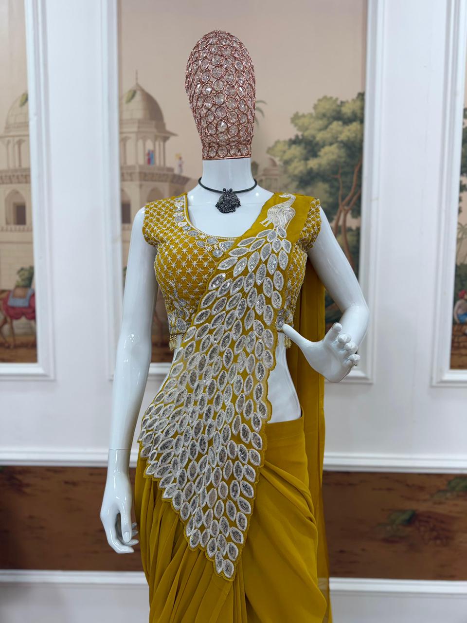 Designer Ready to wear saree