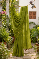 Mul Cotton gini work saree