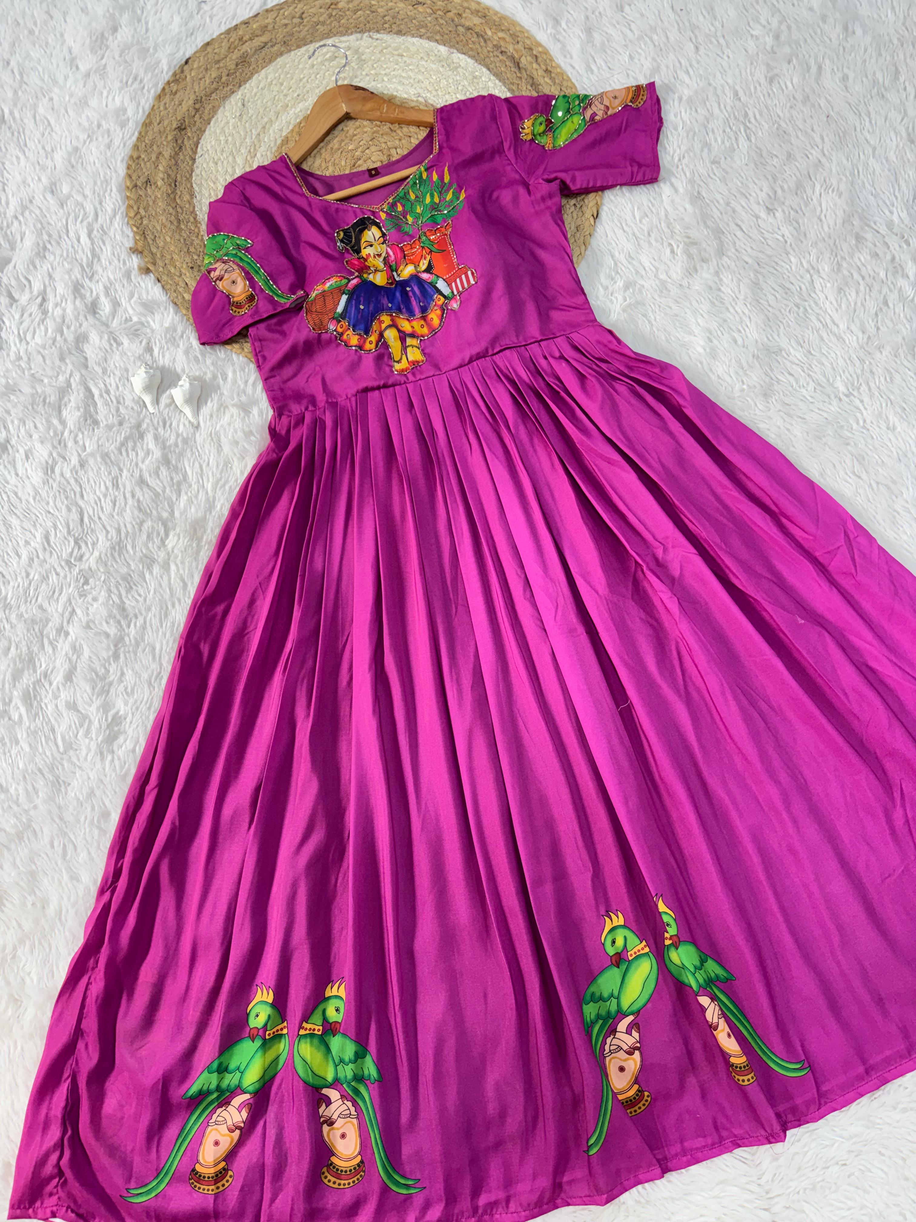 Tanjore Paint Gowns