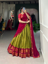 Kanchi Pattu Half Saree