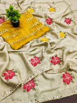 Soft rangoli silk saree